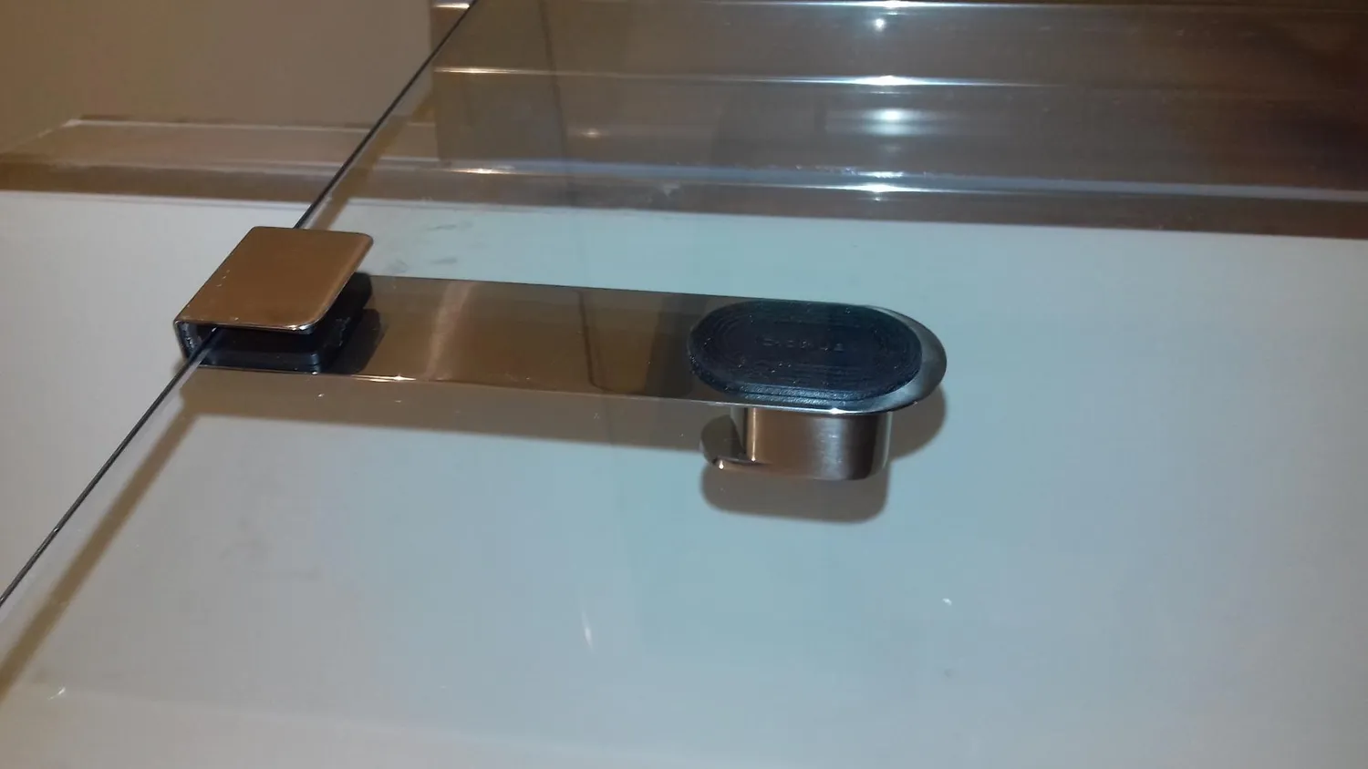 Blomus Areo 68905 gancio vetro acciaio satinato 14 cm