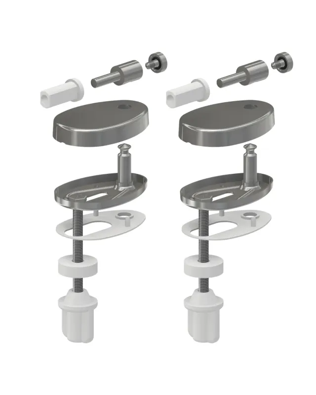 Saniplast 2FSE534560 kit cerniere copriwater Goccia H341