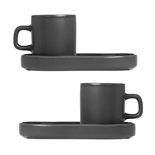 Blomus Pilar 63714 Set 2 Tazzine Caffè 50 ml Verde Agave