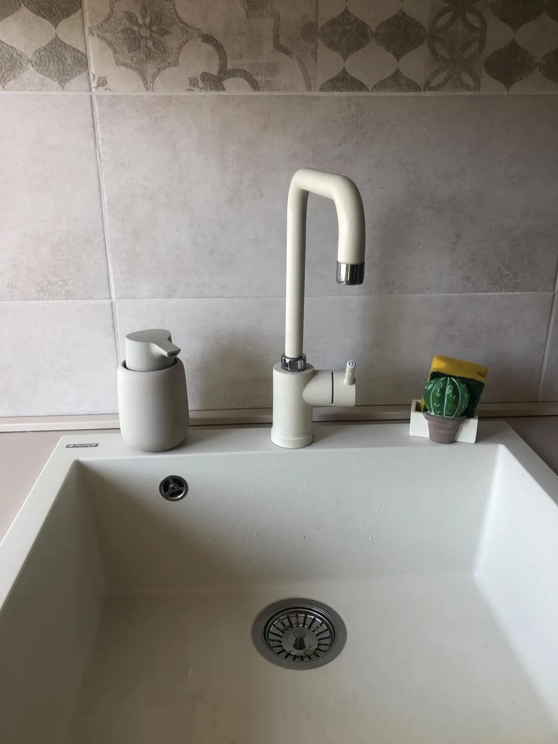 Blomus Dispenser sapone ceramica Raggio di luna 0,25 L
