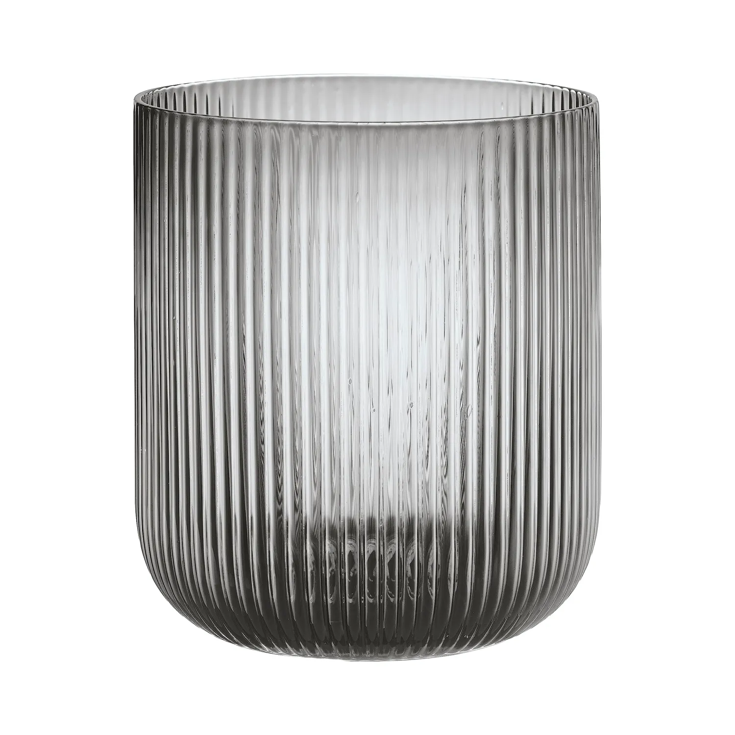 Blomus portacandela antivento L vetro caffe 66253