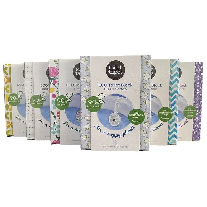 Toilet Tapes Assortment Box Small 12 Tapes blocco WC misto