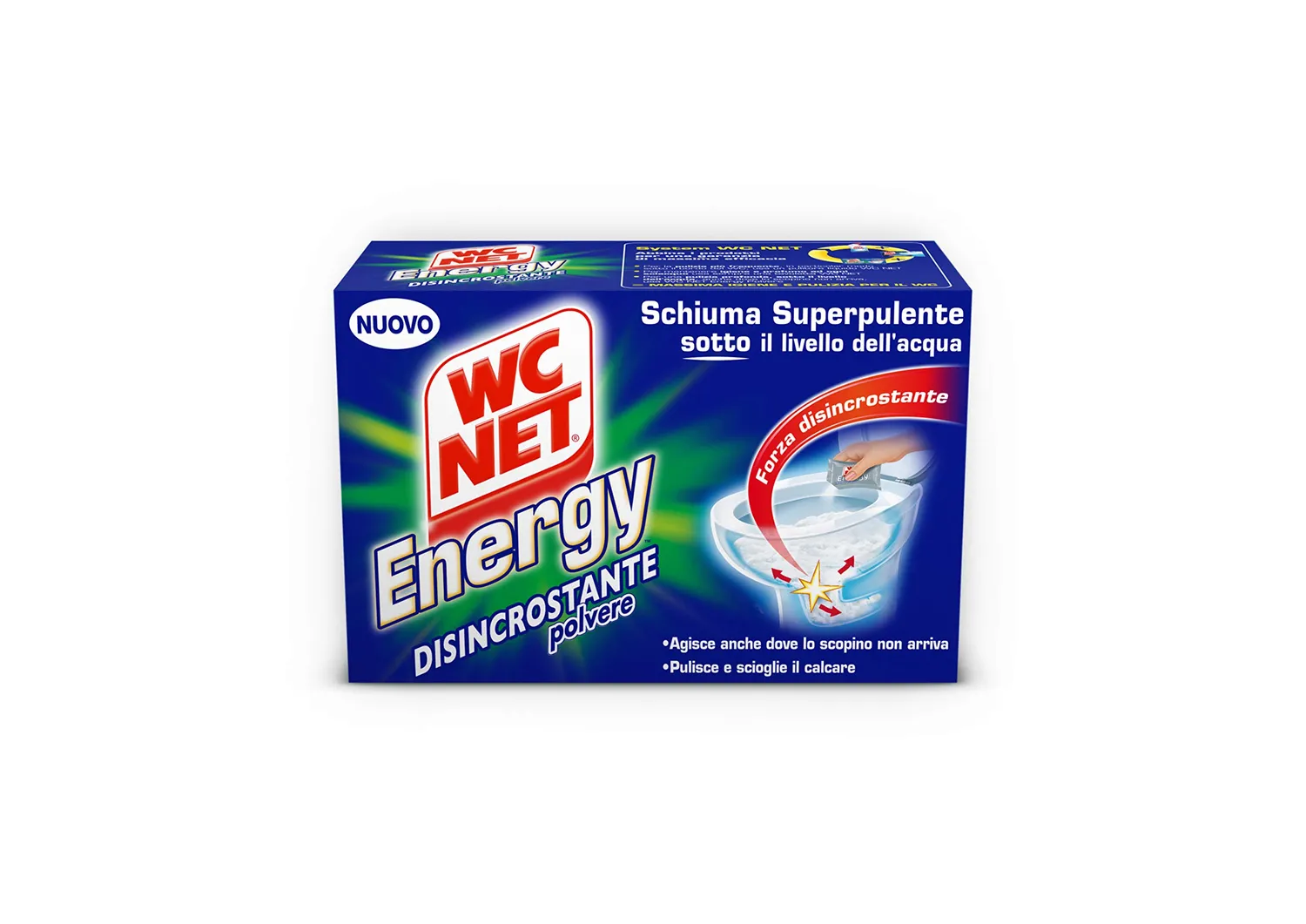 WC Net Energy disincrostante polvere 12 confezioni