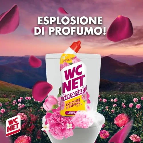 Wc Net Sensorial Pink Joy gel WC peonia 700 ml
