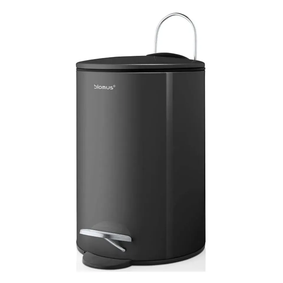 Blomus Tubo pattumiera a pedale 3L antracite smart close