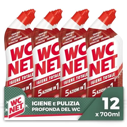 Wc Net Igiene Totale gel wc 12x700 ml disinfettante