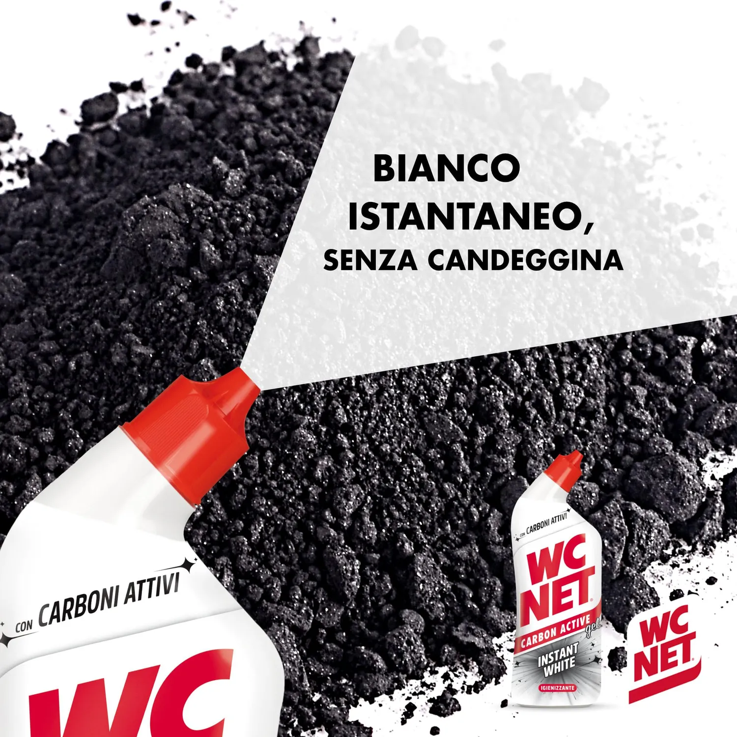 WC Net Carbon Active Instant White gel wc 700 ml