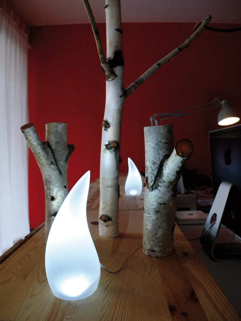Geelli Fiammella lampada da tavolo in gel per bambini