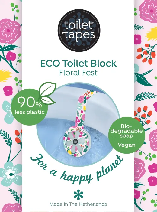 Toilet Tapes Floral Fest blocco WC bouquet fiori