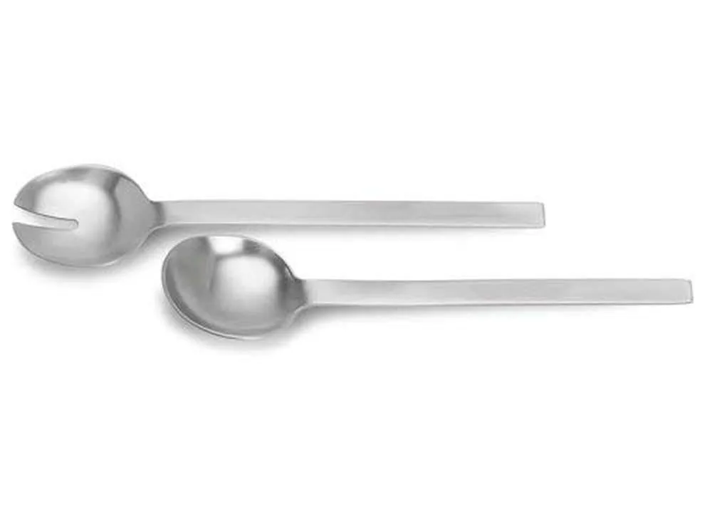 Blomus Easy posate insalata 2 pezzi acciaio opaco