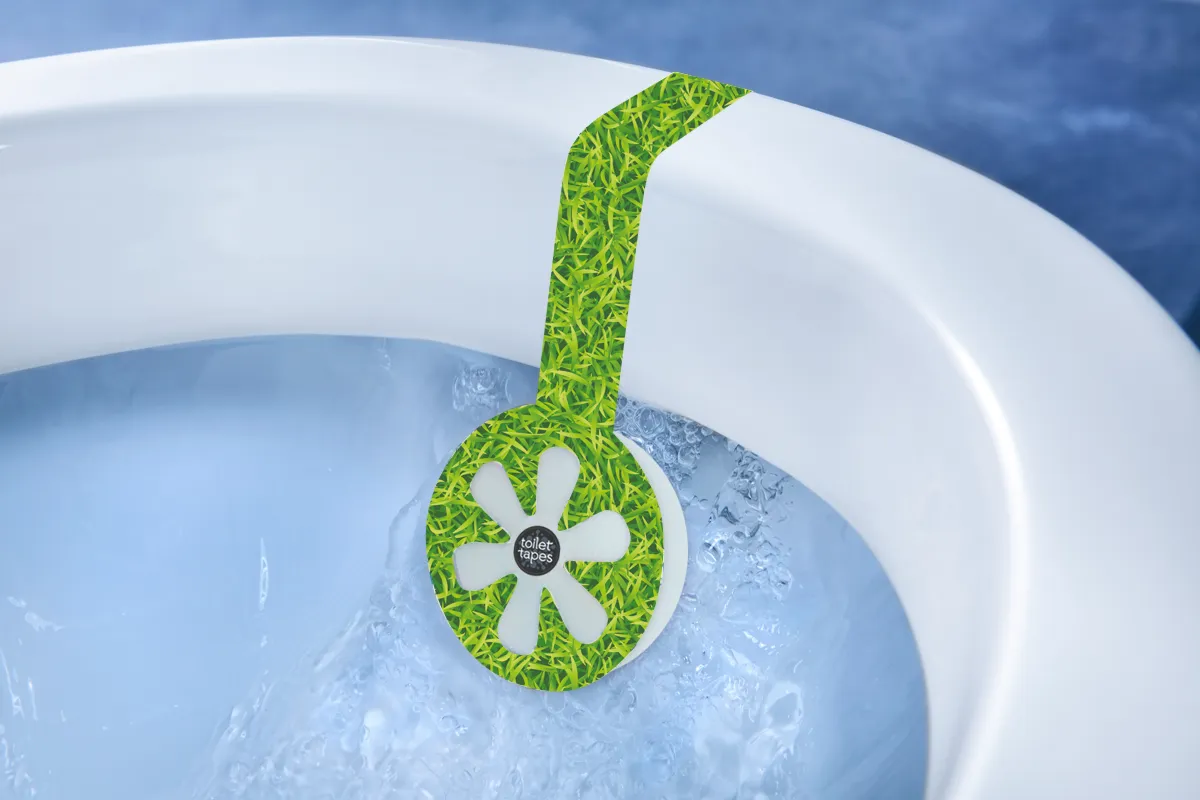 Toilet Tapes Groovy Grass strisce WC 14 pezzi erba fresca