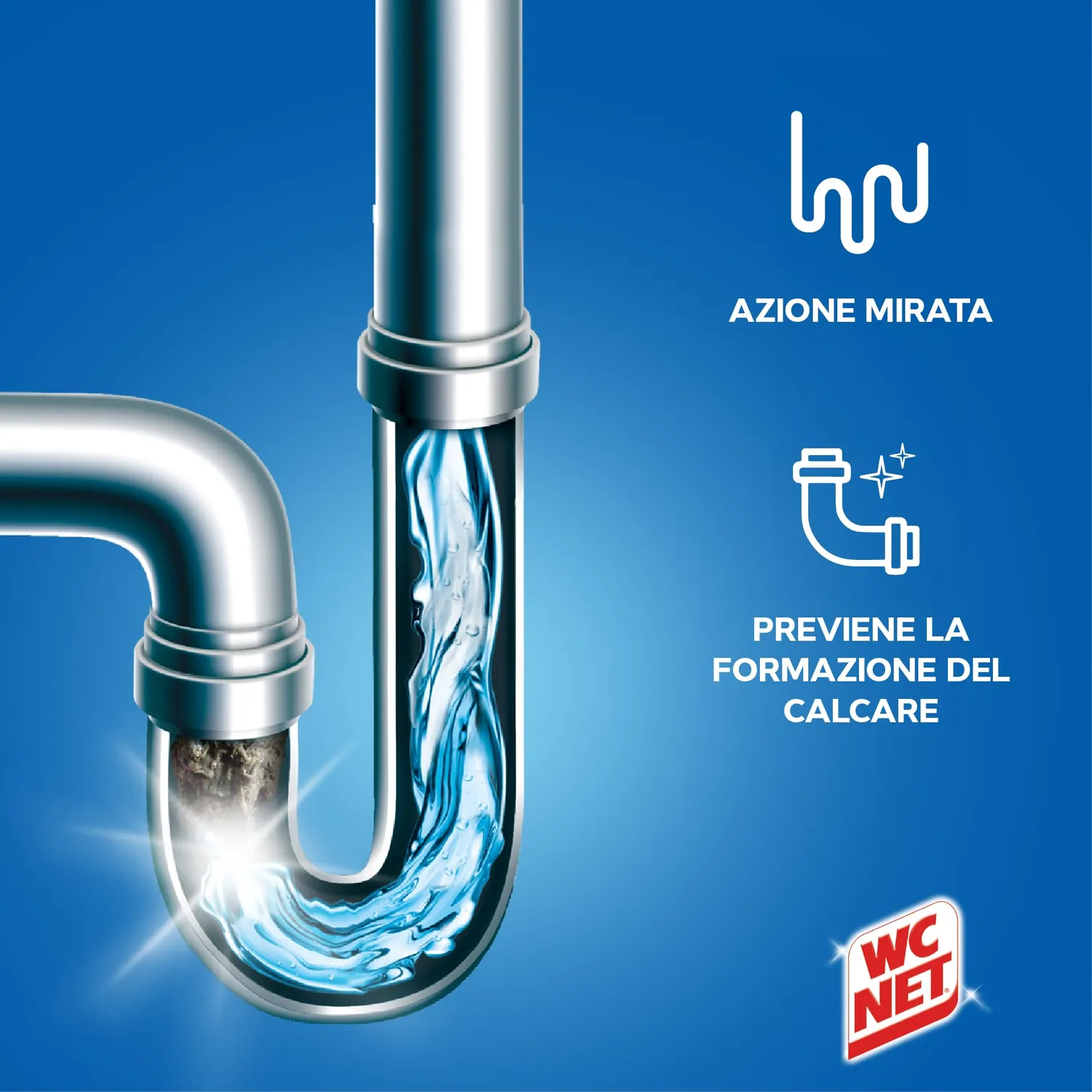 WC Net Professional sturascarichi gel 5 azioni 1000 ml