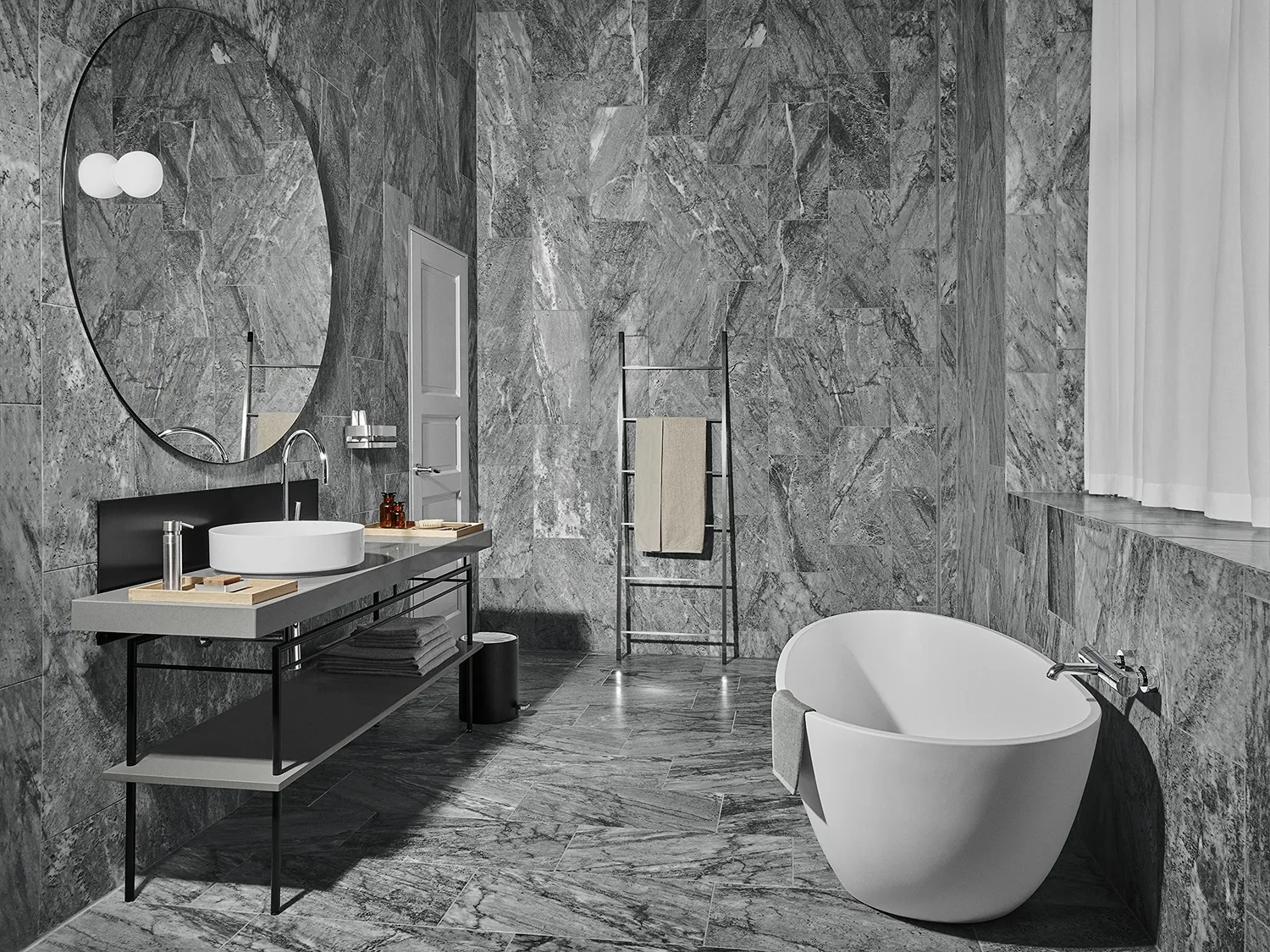 Blomus Menoto 68664 portasciugamani inox grigio
