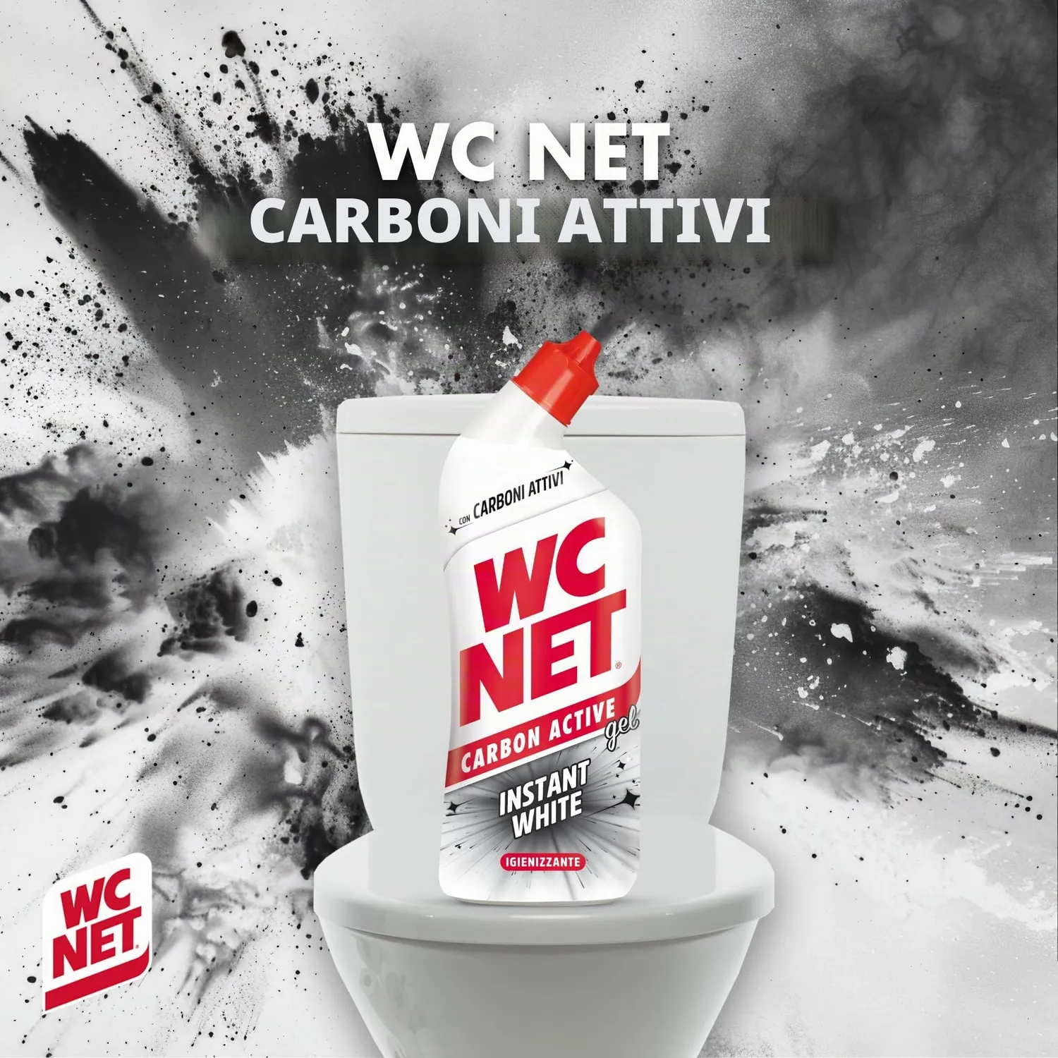 WC Net Carbon Active Instant White gel wc 700 ml