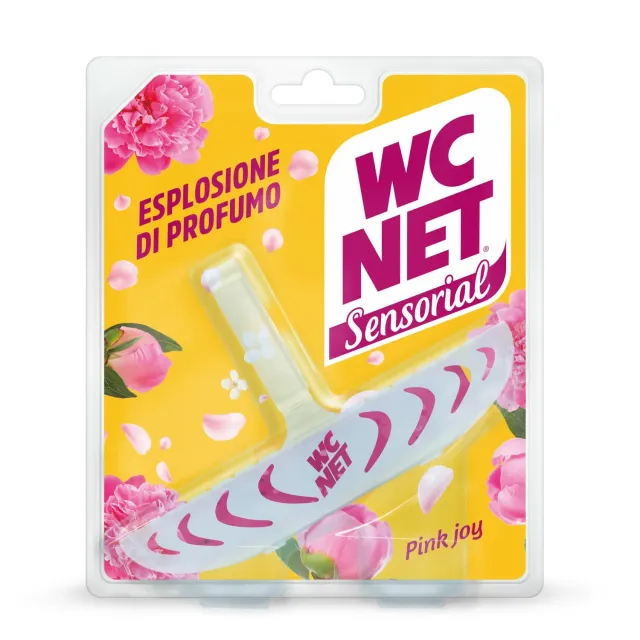 Wc Net Sensorial Pink Joy tavoletta wc muschio bianco peonia