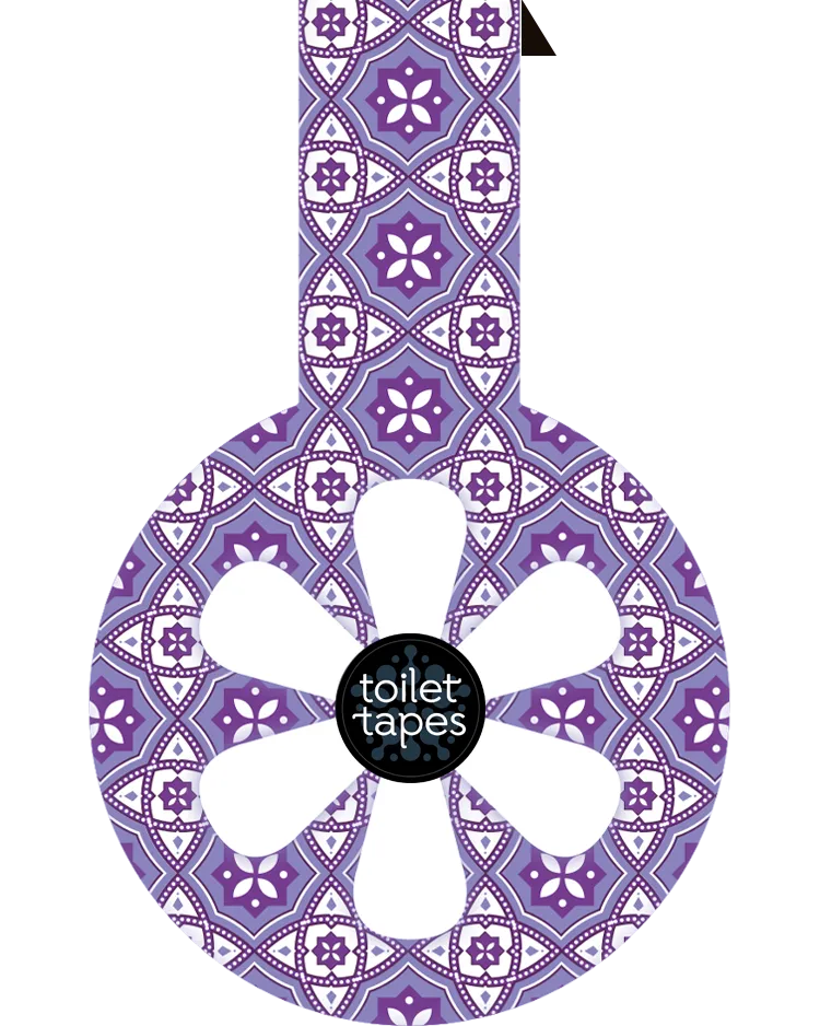 Toilet Tapes Lovely Lavender blocco WC lavanda