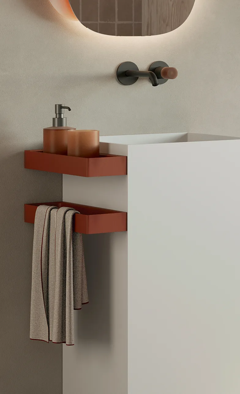 Geelli Brick portasciugamano parete colla tasselli