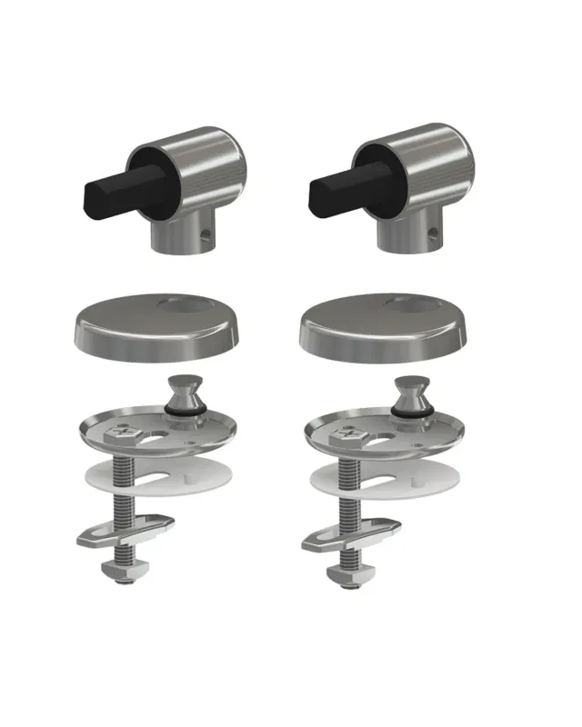 Saniplast 2FSE543260 Kit Cerniere WC Metallo H323 Slow Close