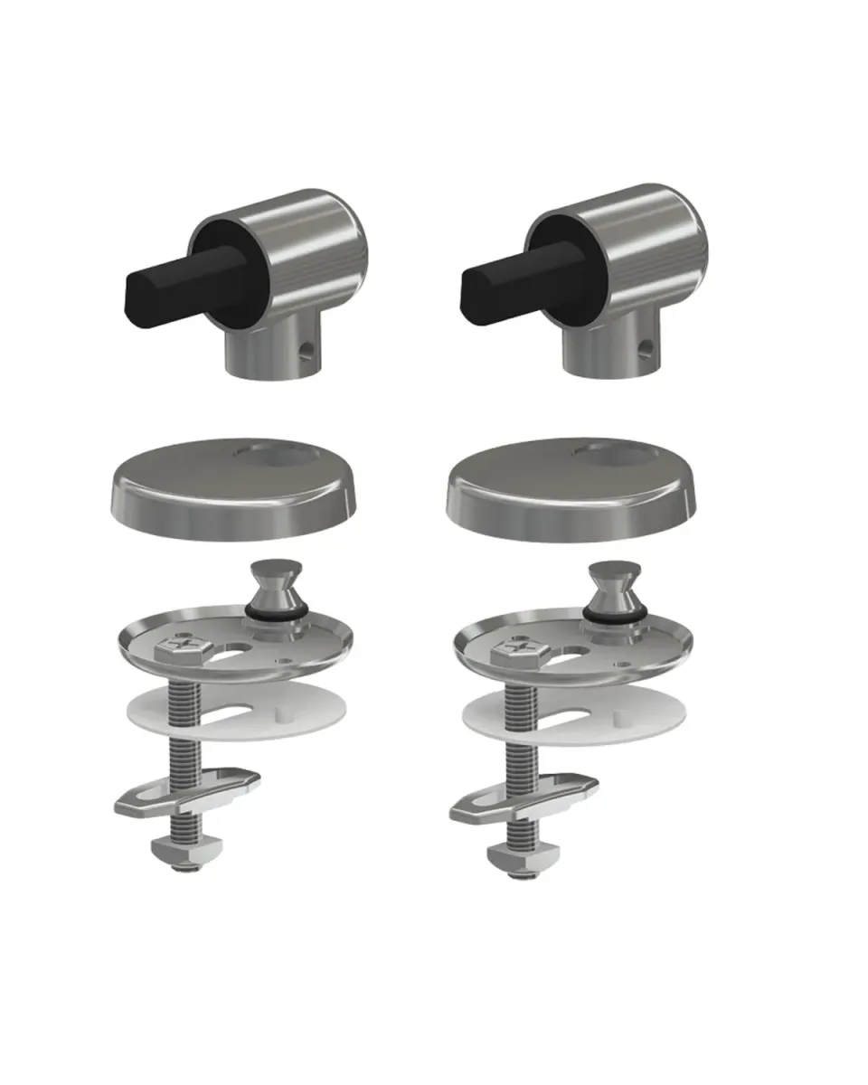 Saniplast 2FSE543260 Kit Cerniere WC Metallo H323 Slow Close