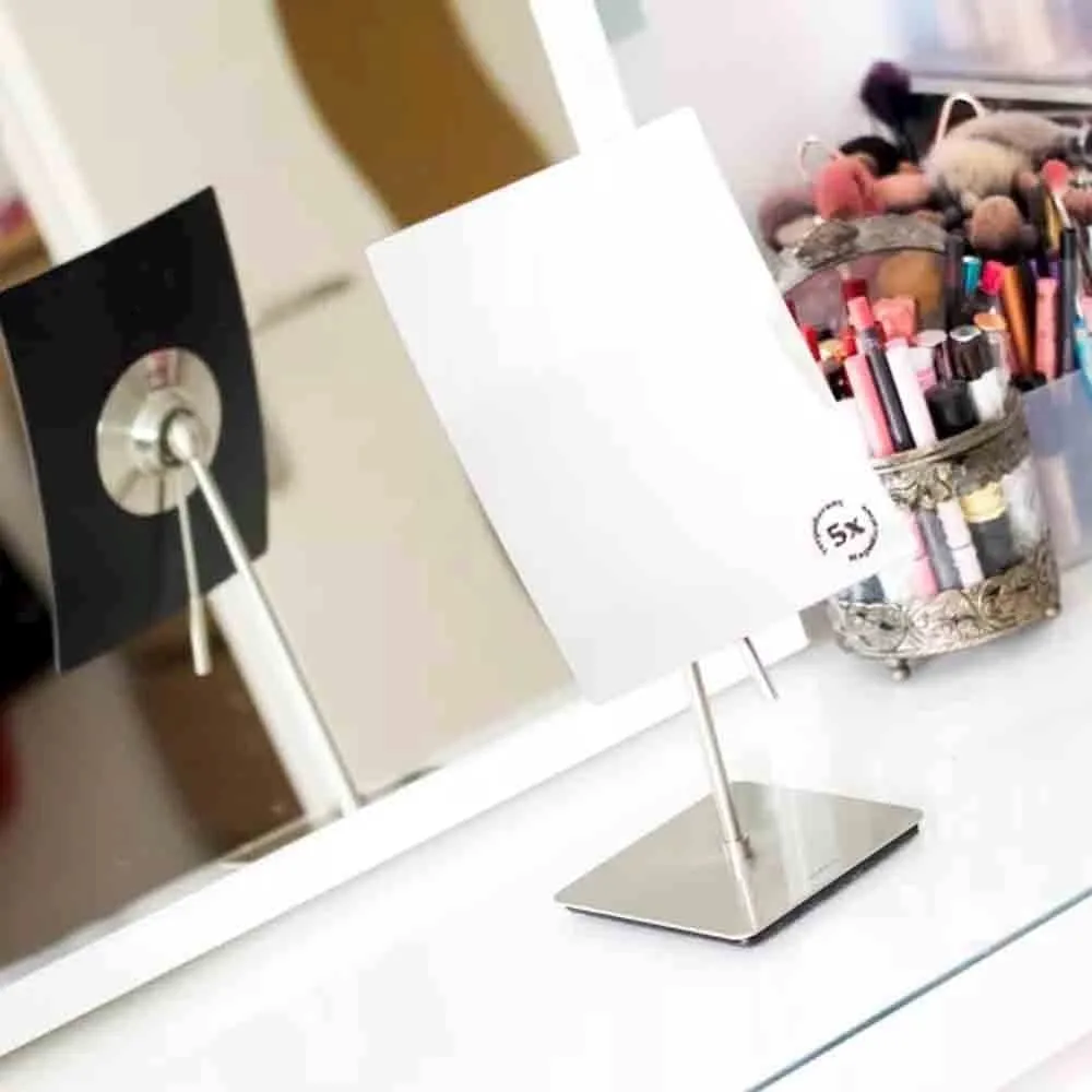 Blomus 68948 specchio cosmetico acciaio da appoggio