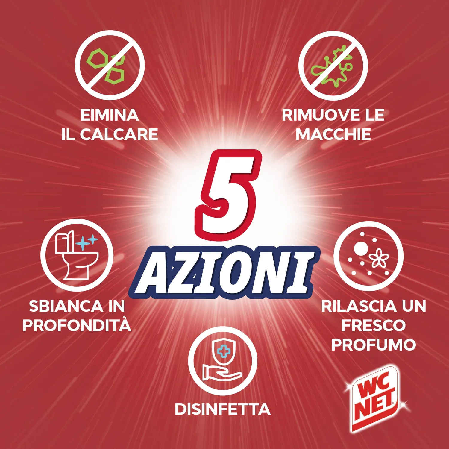 Wc Net Igiene Totale Gel WC 700 ml x2 Disinfettante