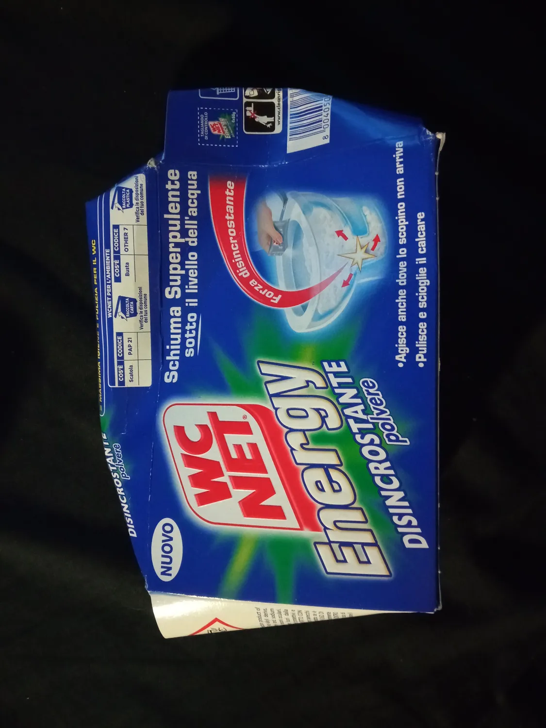 WC Net Energy disincrostante polvere 12 confezioni