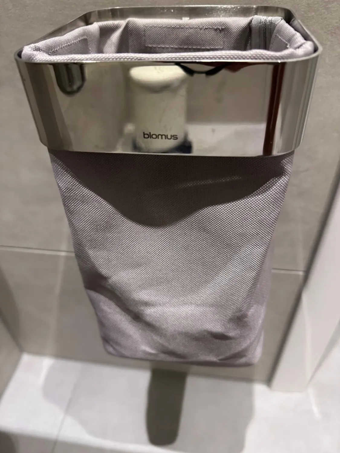 Blomus Nexio cesto porta asciugamani tortora 25x15 cm