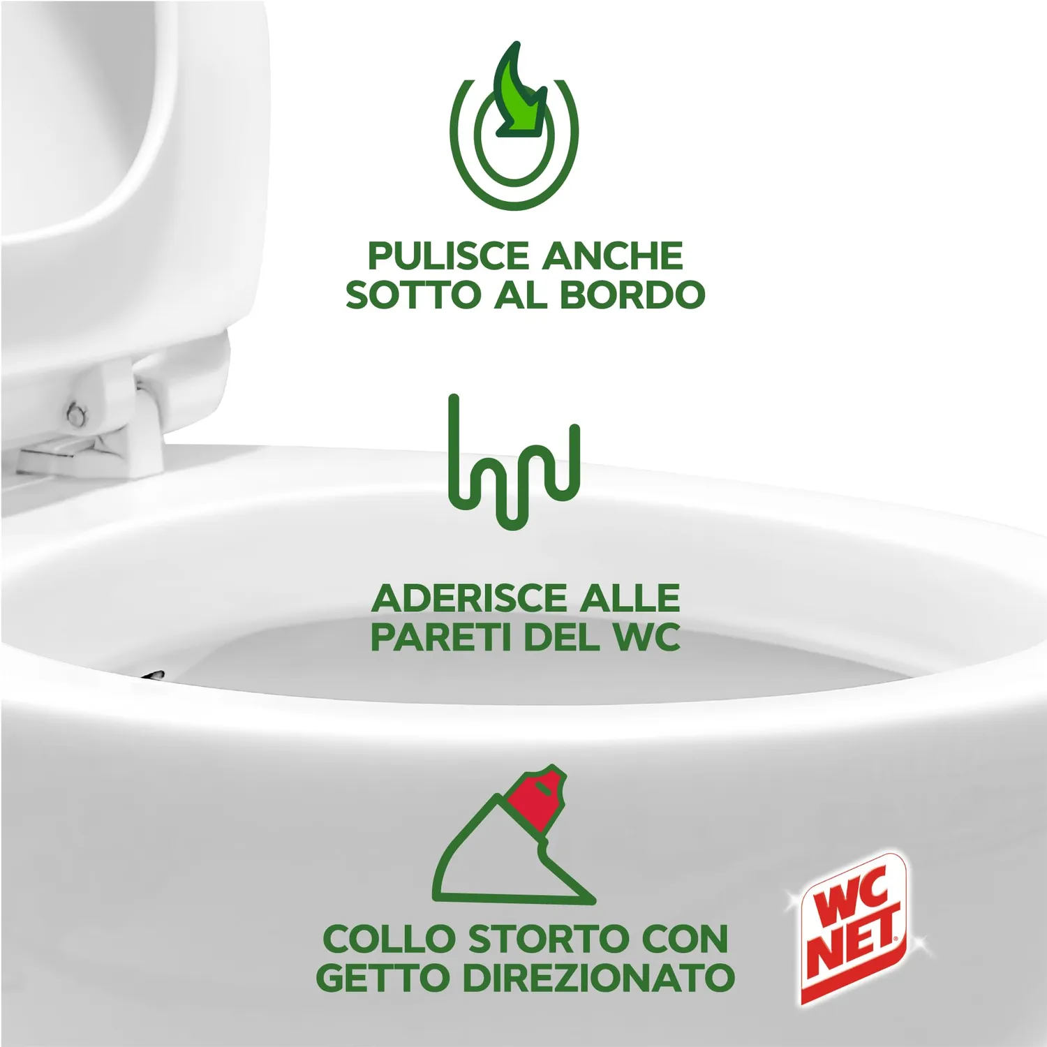 Wc Net Profumoso Gel detergente WC lime fresh 700 ml x12