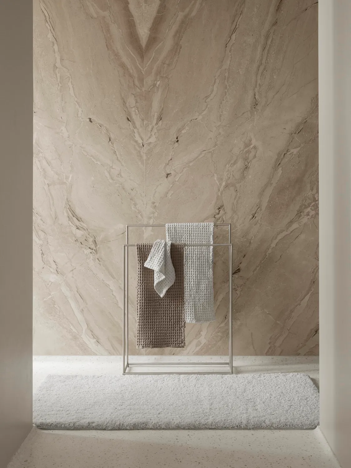 Blomus Caro Telo Bagno Cotone Satellite 70x140 cm