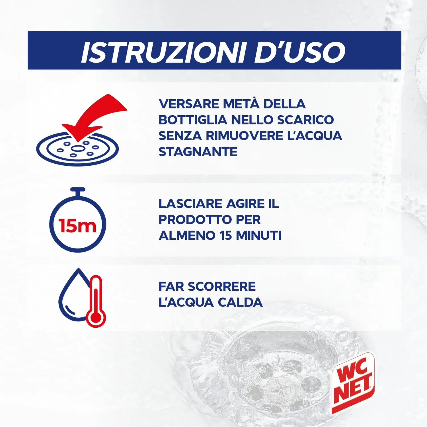 WC Net Professional sturascarichi gel 5 azioni 1000 ml