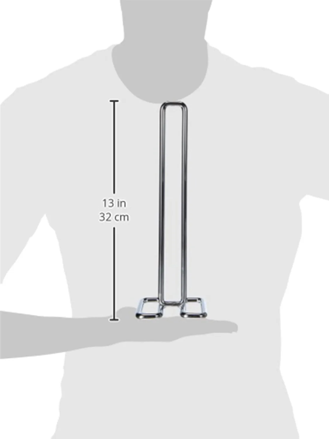 Blomus Portarotolo da Cucina Acciaio Cromato 31 cm