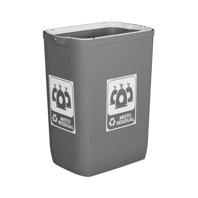Marplast Prestige 972 cestino gettacarta Grigio 42 L