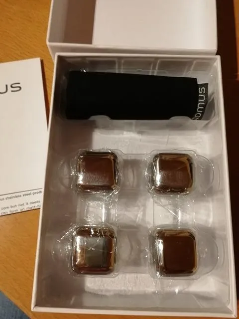 Blomus Lounge cubetti ghiaccio acciaio inox riutilizzabili