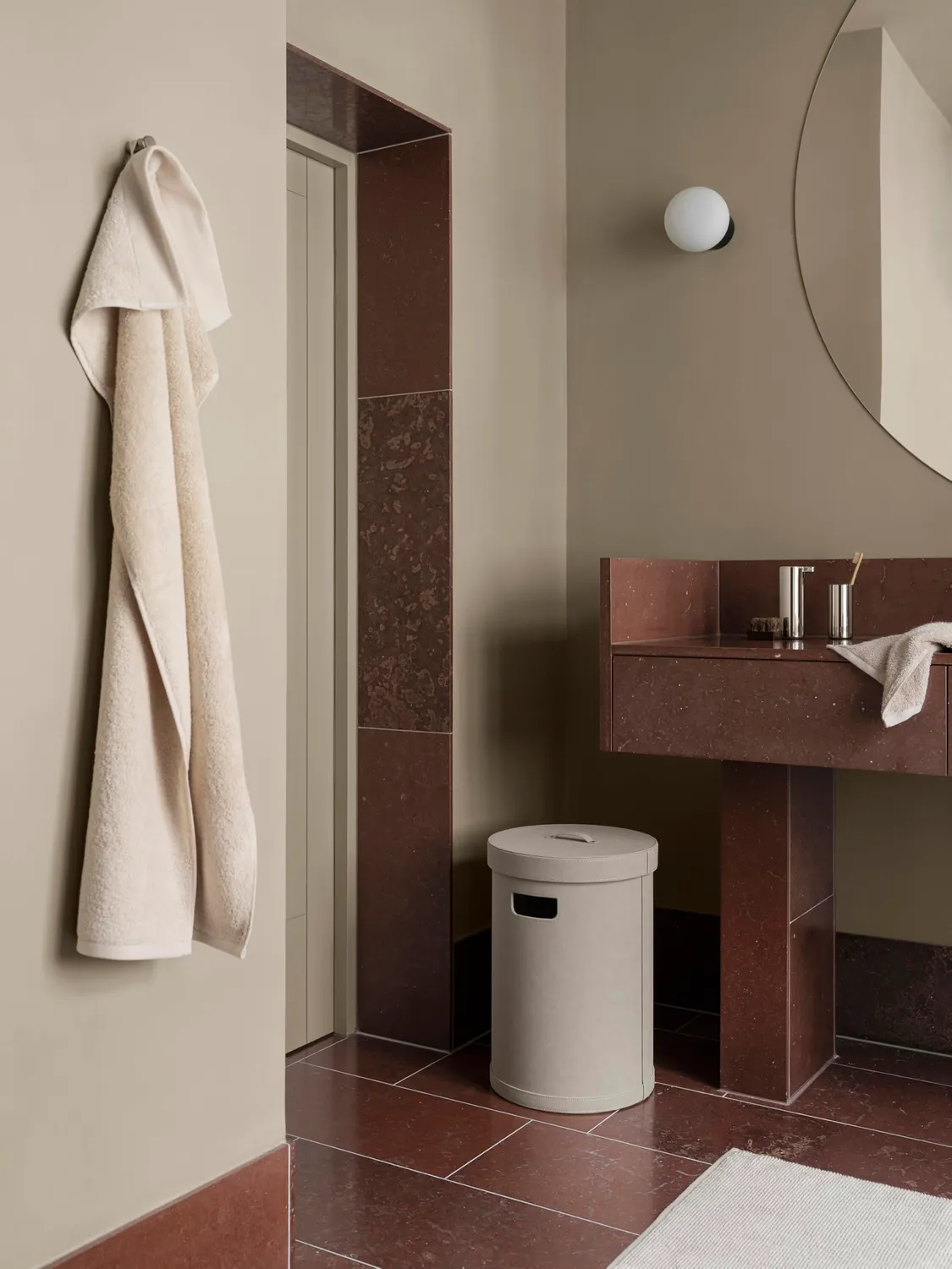 Blomus Riva telo bagno 70x140 cm beige cotone bio