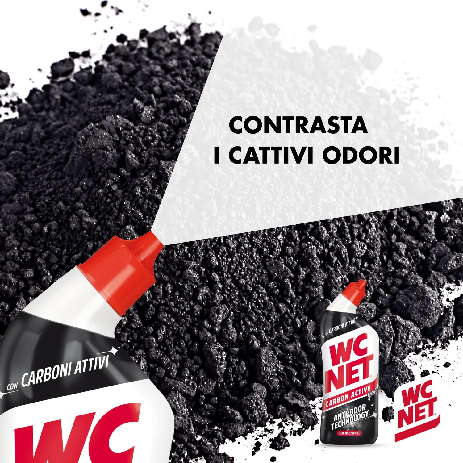 WC Net Carbon Active detergente WC anti-odore 700 ml