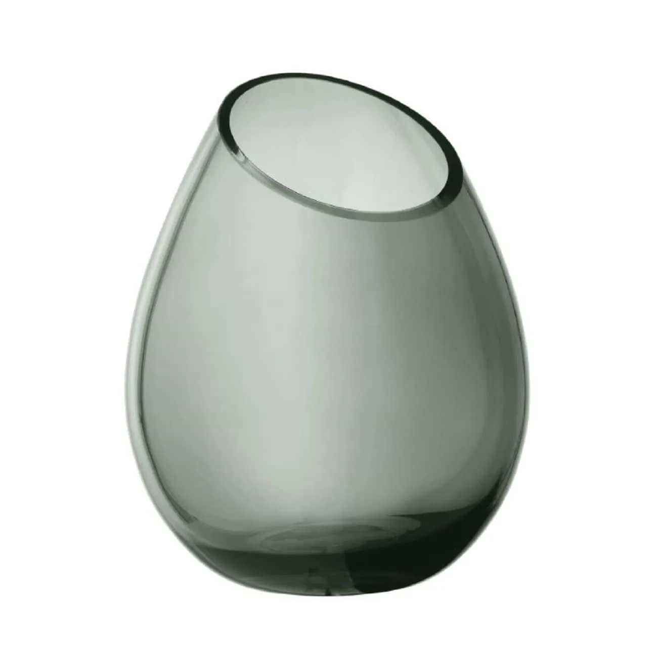 Blomus 65963 vaso vetro fumé S piccolo lucido
