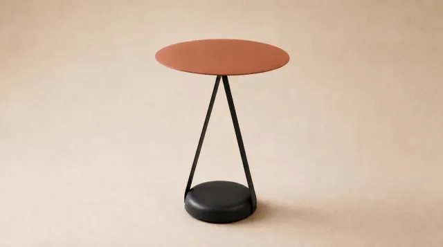 Geelli Moor tavolino basso piano sottile metallo