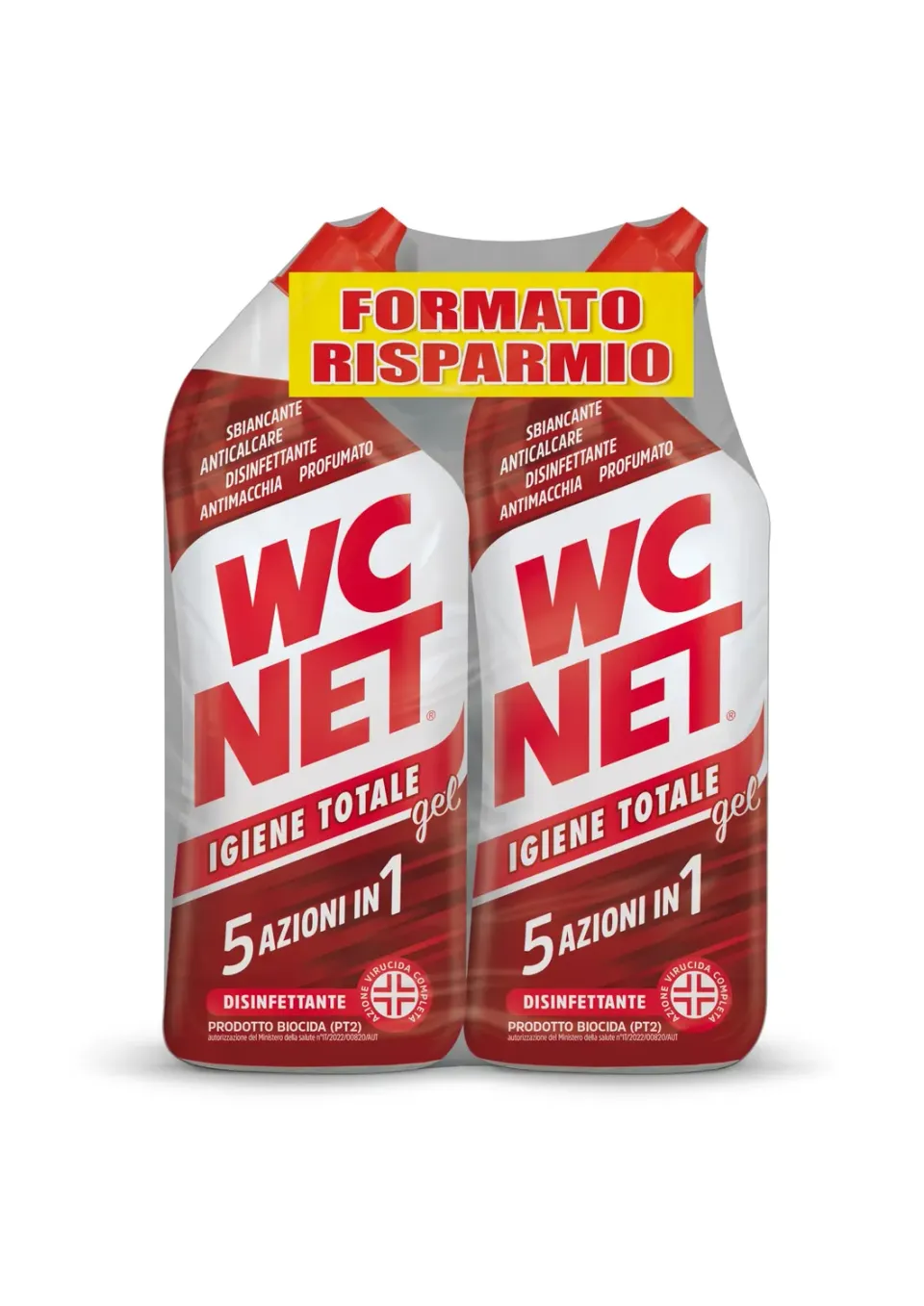 Wc Net Igiene Totale Gel WC 700 ml x2 Disinfettante