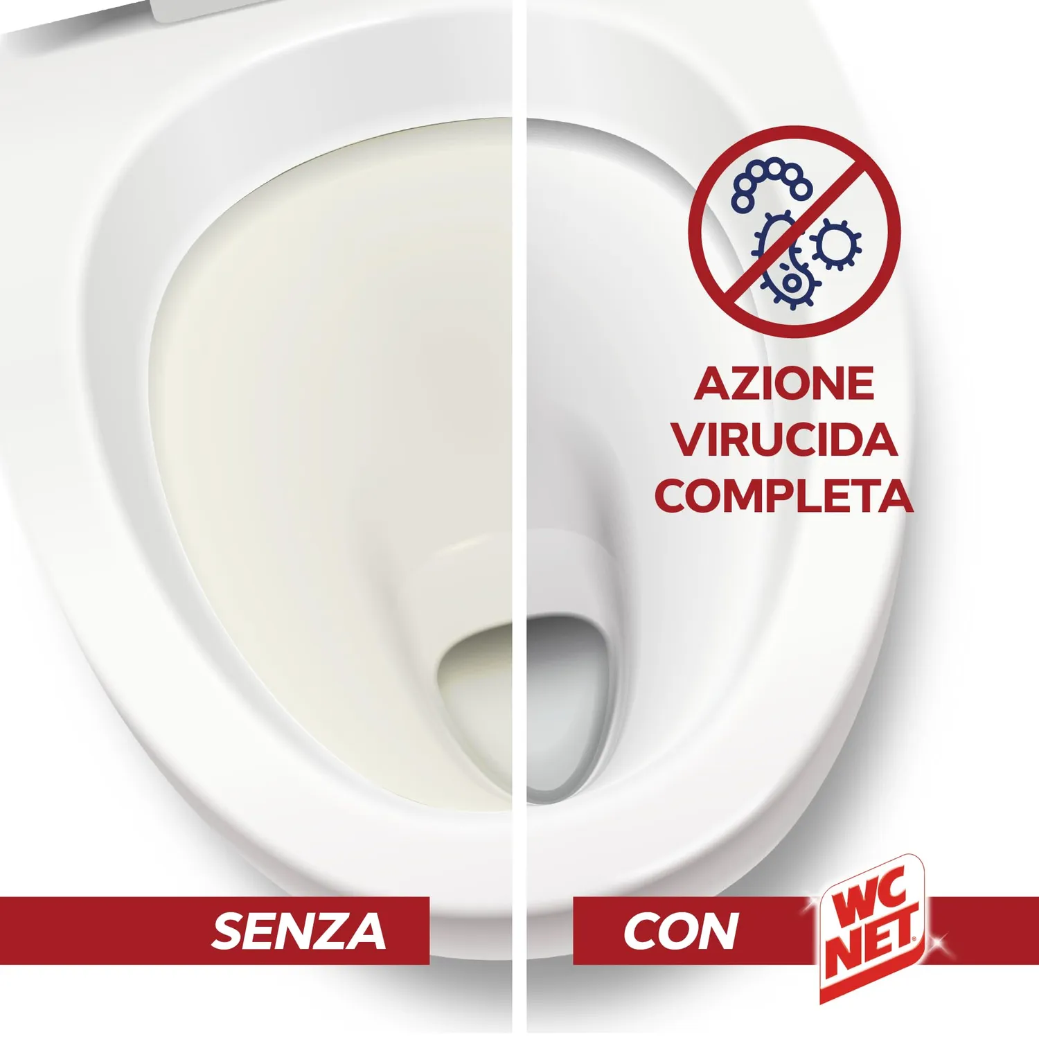 Wc Net Igiene Totale Gel WC 700 ml x2 Disinfettante