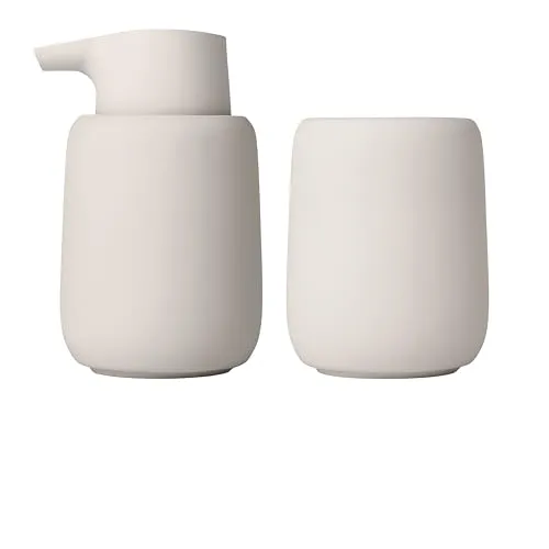 Blomus Dispenser sapone ceramica Raggio di luna 0,25 L