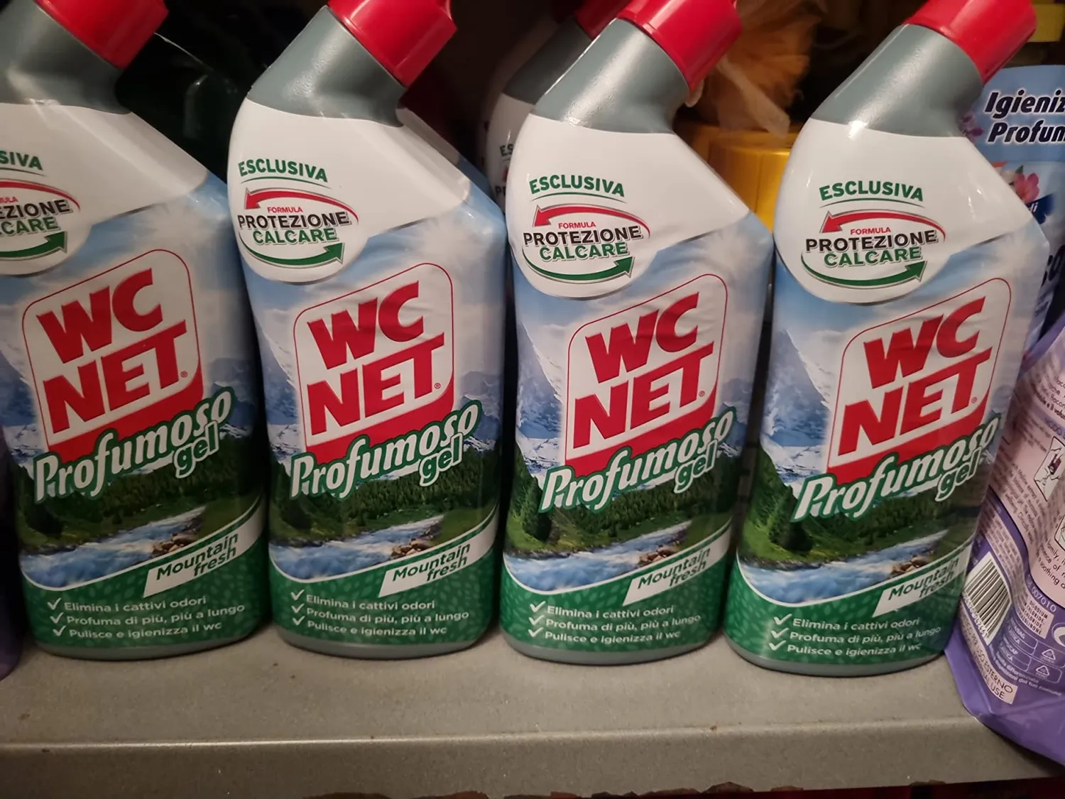 Wc Net Profumoso gel wc assortito 700 ml x 12 anticalcare