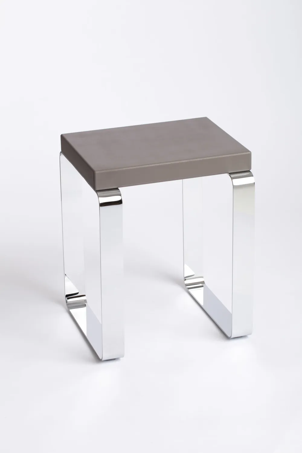 Geelli Quadra sgabello doccia acciaio inox