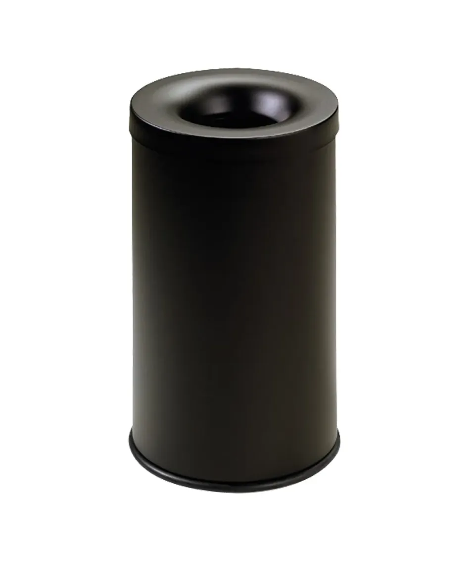 Marplast Plus 904 cestino ignifugo Nero autoestinguente