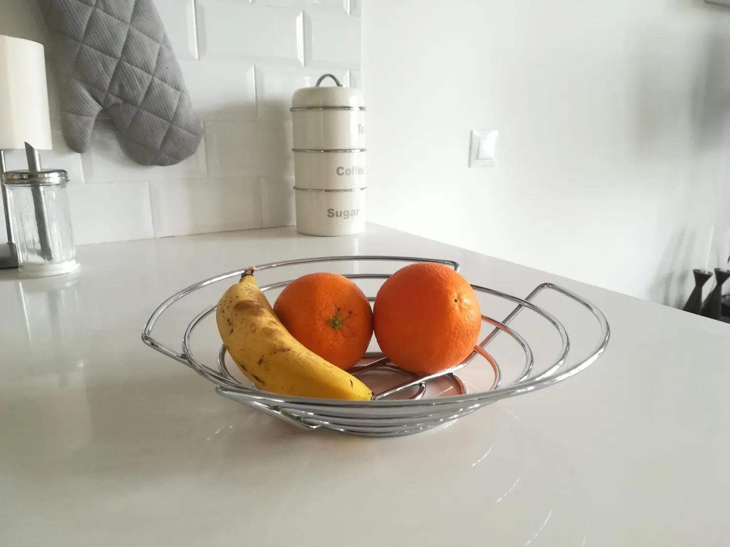 Blomus Wires Cesto filo acciaio Ø 30 cm argento