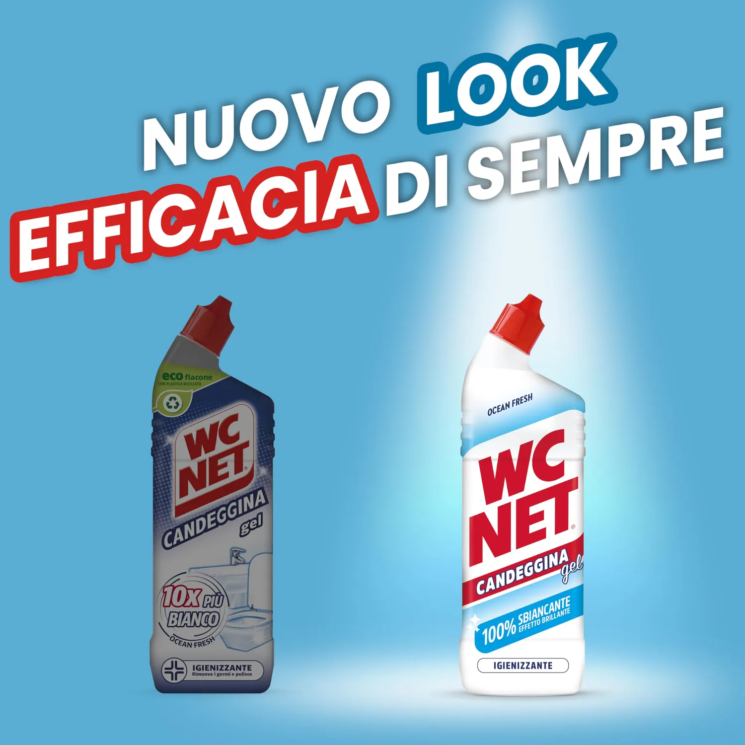 Wc Net Extra White candeggina gel Ocean Fresh 700 ml x 3