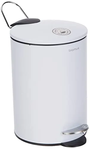 Blomus Tubo 68945 pattumiera pedale bianca 3 L