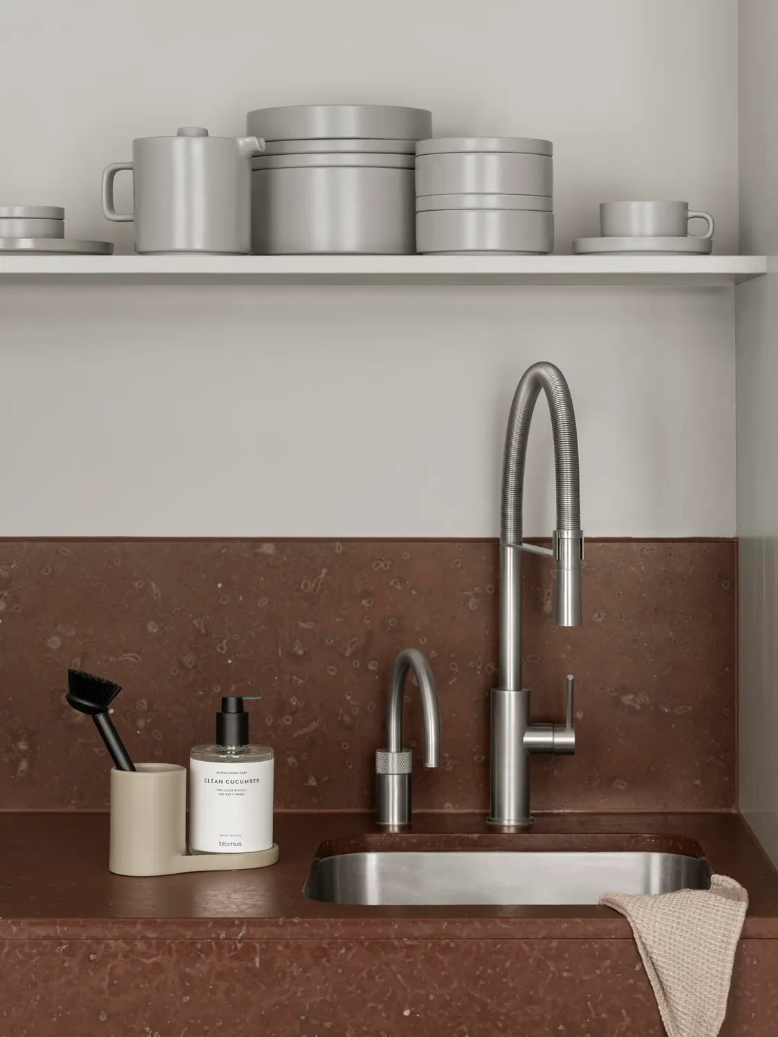 Blomus Pilar 63912 Tazze Tè 170 ml Gres Opaco