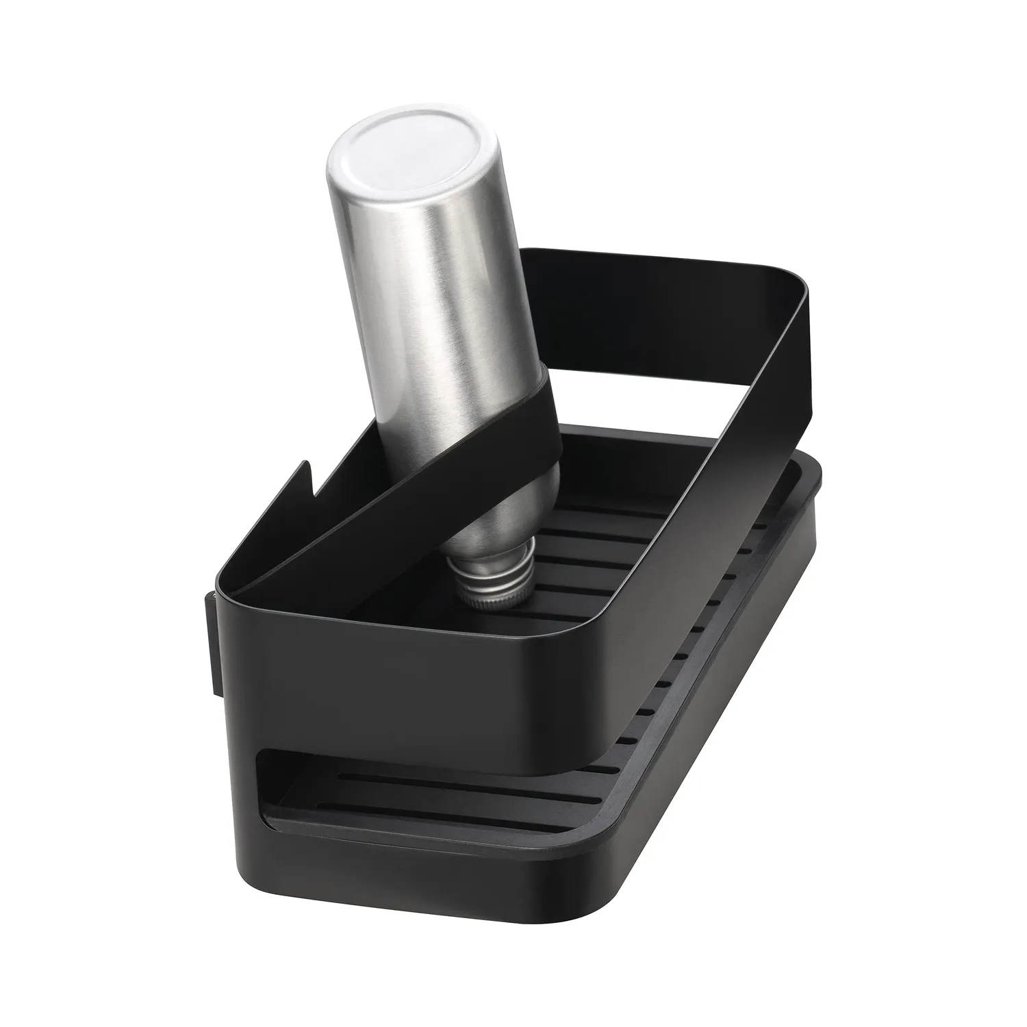Blomus Nexio 66330 cestino doccia nero 25x12 cm acciaio