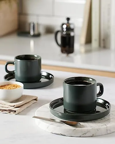 Blomus Pilar 63909 Tazzine Caffè 200 ml Verde Ceramica