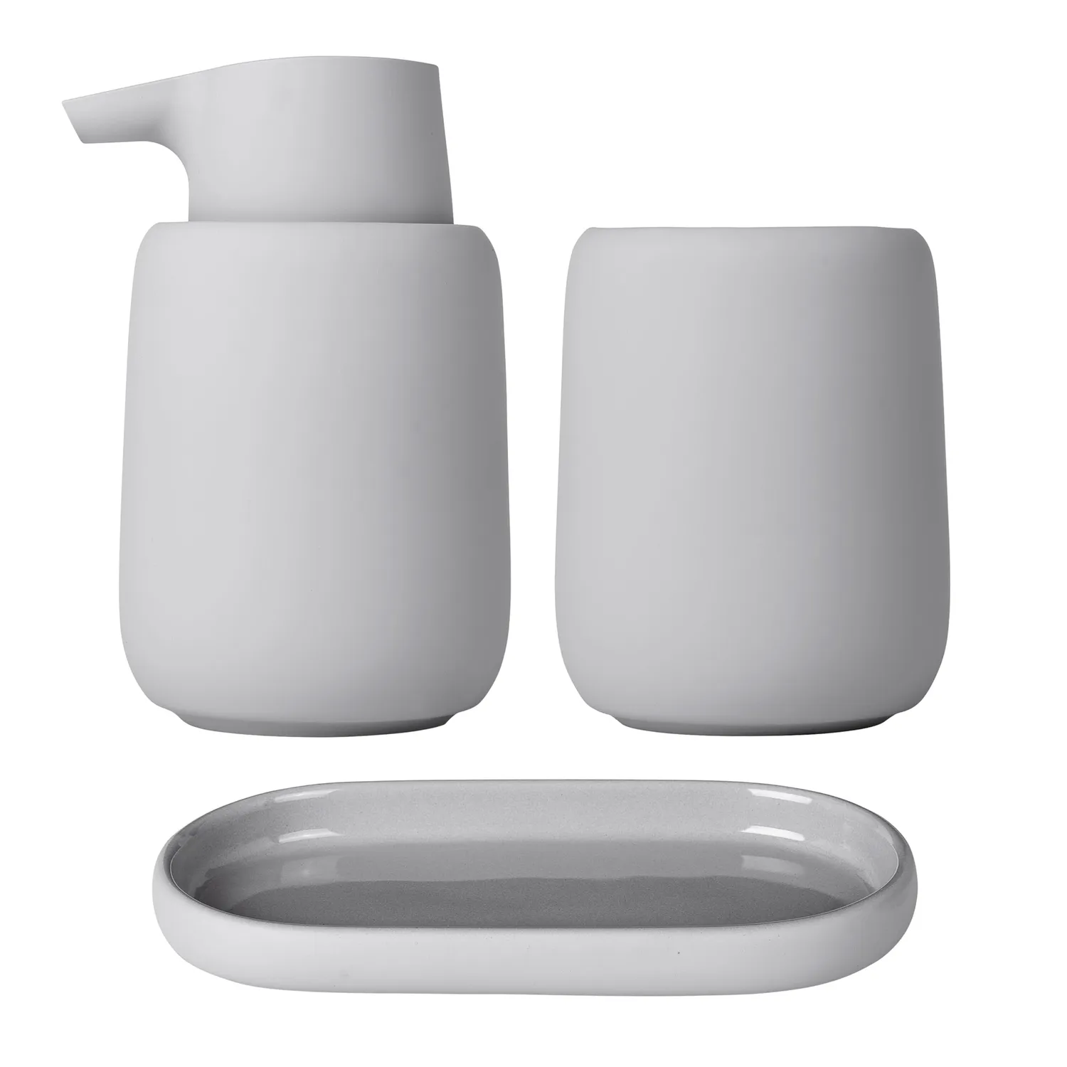 Blomus Sono dispenser sapone 0,25L micro chip ceramica